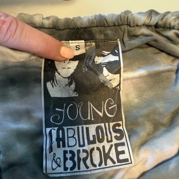 ⭐️Host Pick⭐️ Young Fabulous & Broke Tie Dye Strapless Maxi Dress - Picture 9 of 10